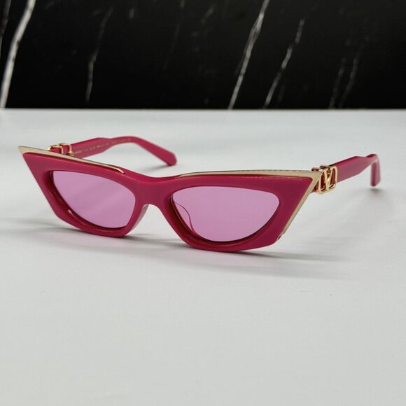 NEW V-GOLDCUT VLS-113C VALENTINO SUNGLASSES PINK CAT EYE EYEWEAR VALENTINO main image 9